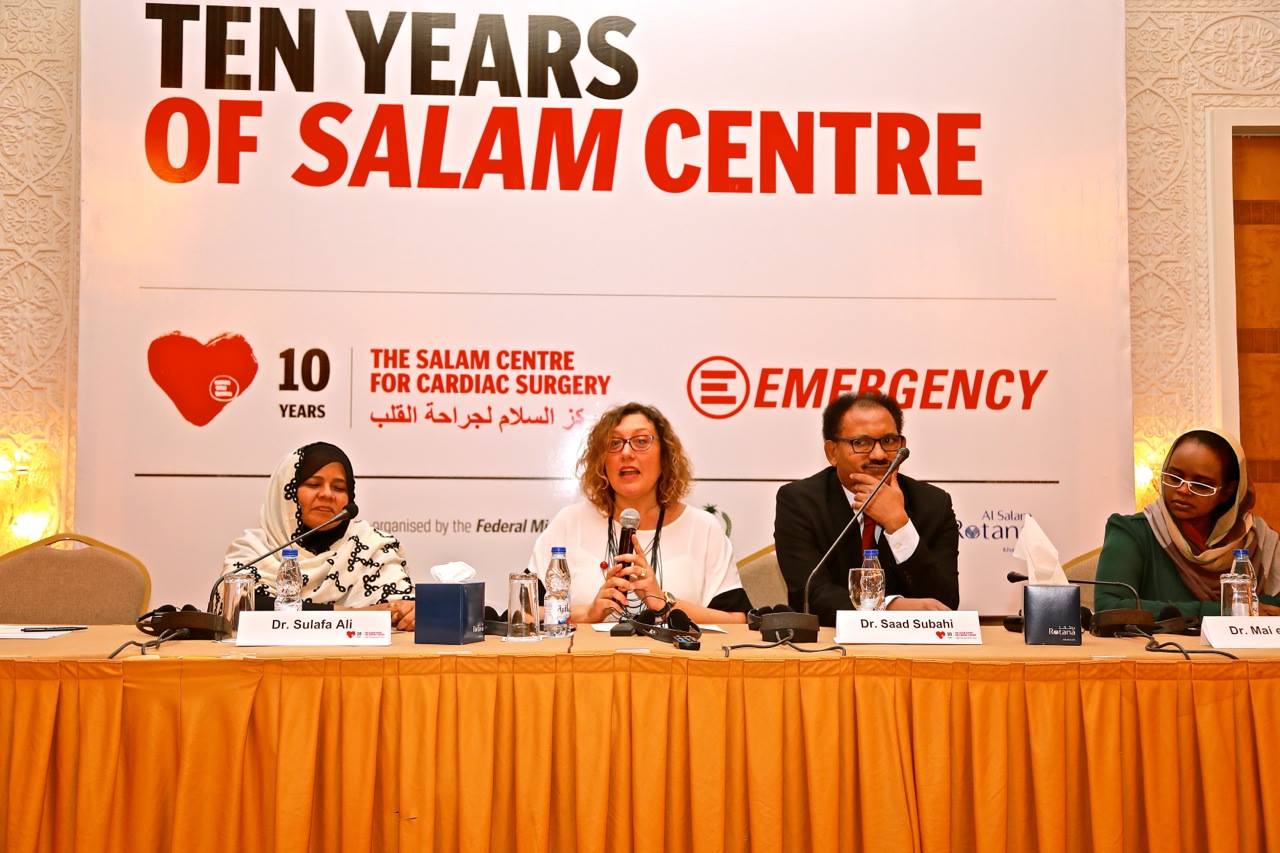 Rossella Miccio, presidente di EMERGENCY, al convegno per i 10 anni del Centro Salam
