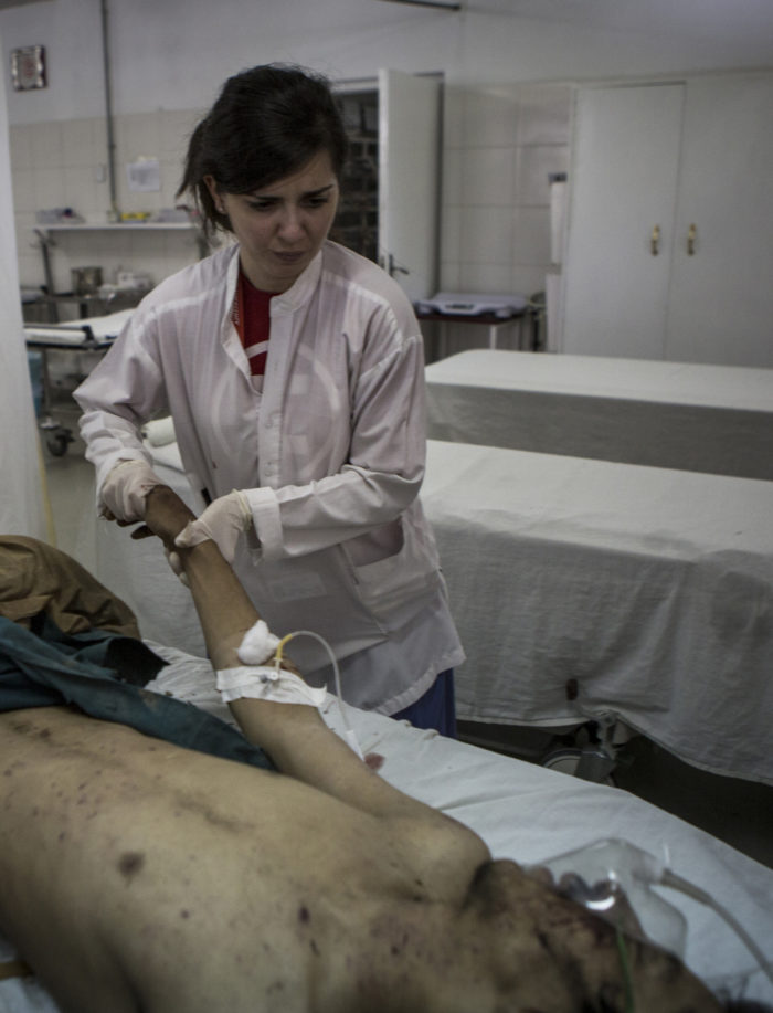 Graziana nel Centro chirurgico di EMERGENCY a Lashkar-gah in Afghanistan