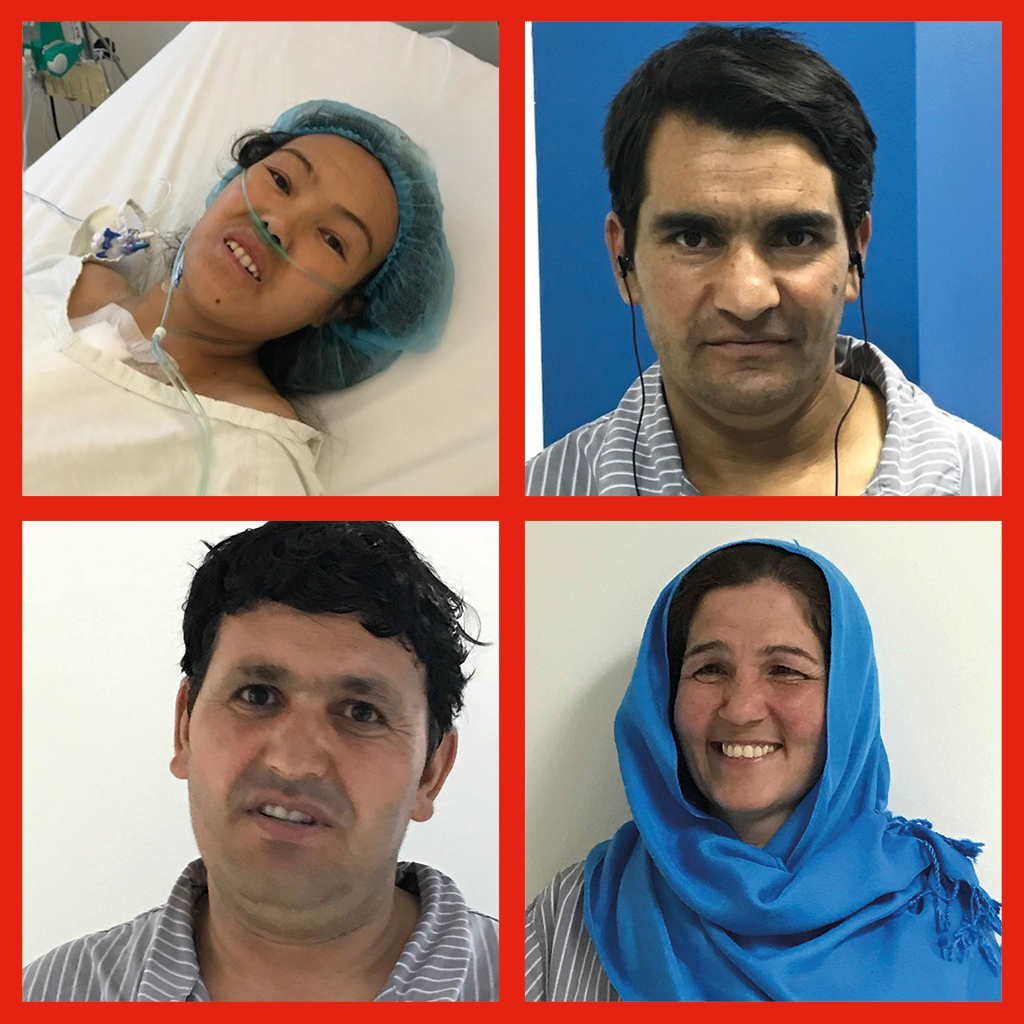 Sherin Gul, Gul Islam, Mohammad Lal, Karima: quattro pazienti afgani operati al cuore al Centro Salam di EMERGENCY in Sudan