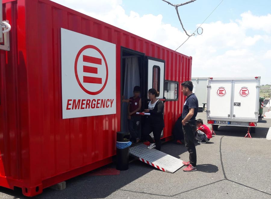 La clinica di EMERGENCY ad Augusta, in Sicilia